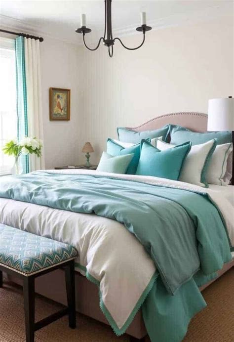 Turquoise Bed Pillows