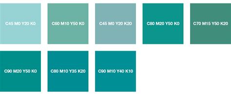 turquoise blue cmyk code