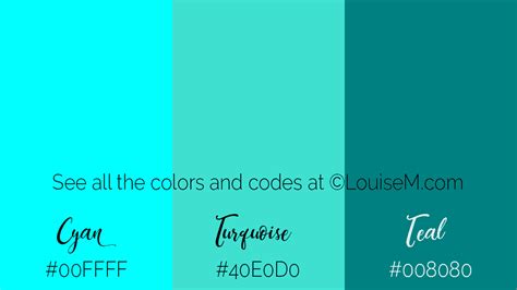 turquoise hexadecimal code