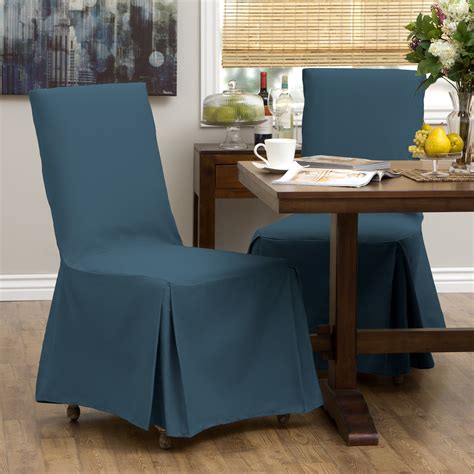 turquoise parson chair covers