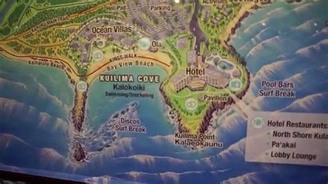 turtle bay resort map