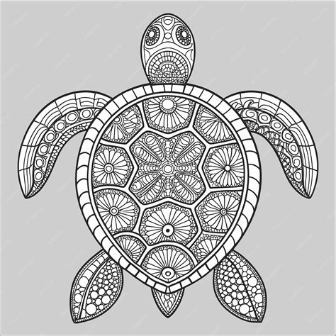 Turtle Mandala Wall Art