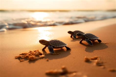 turtles at the beach