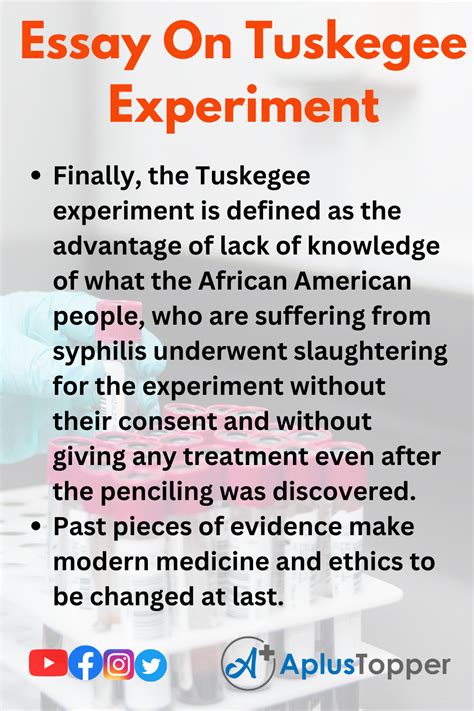 tuskegee experiment essay questions