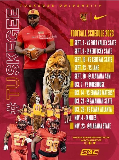 tuskegee university 2023 football schedule