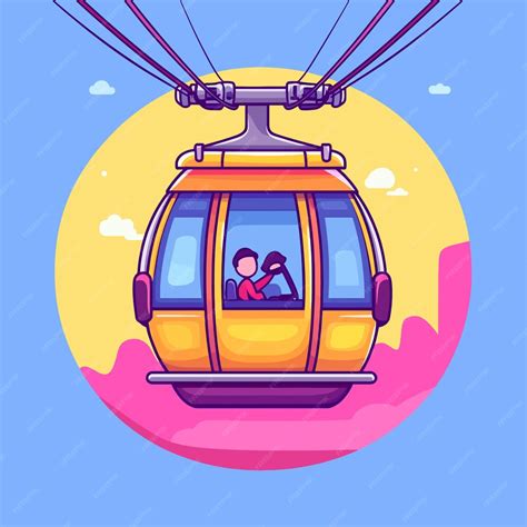 tutorial On How To withdraw A Cartoon cable car