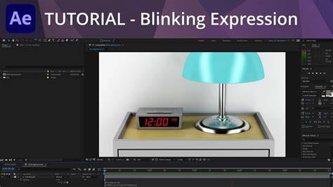 tutorial after effects blinking