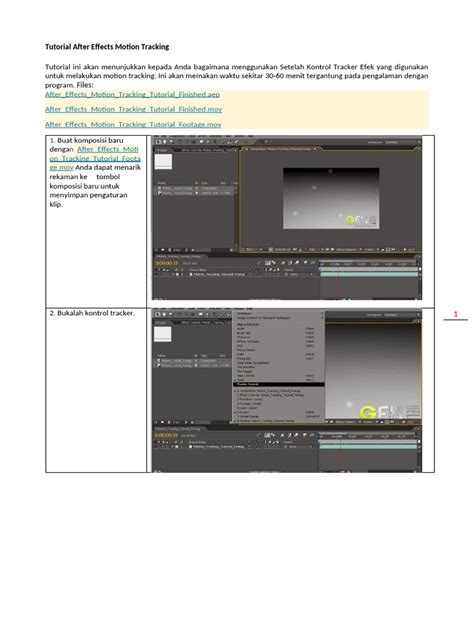 tutorial after effects pdf