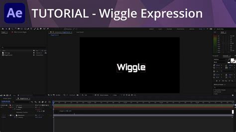 tutorial after effects wiggle