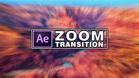 tutorial after effects zoom transition