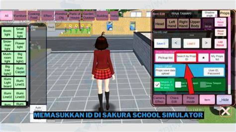 Panduan langkah demi langkah untuk mengakses ID pasar Ramadhan di Sakura School Simulator