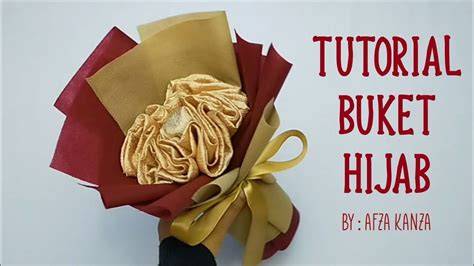tutorial buket hijab