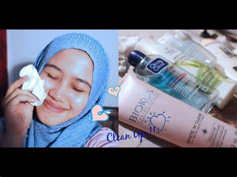 tutorial cantik membersihkan wajah