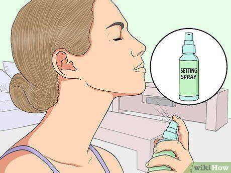 tutorial cantik semprotkan setting spray