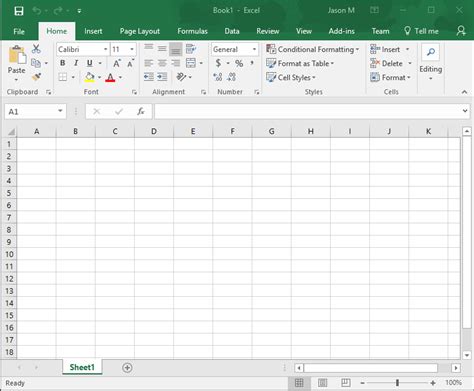 tutorial for excel 2016
