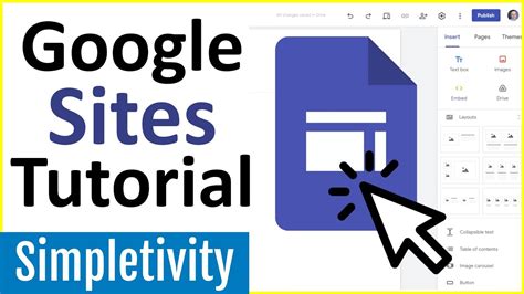 tutorial google sites