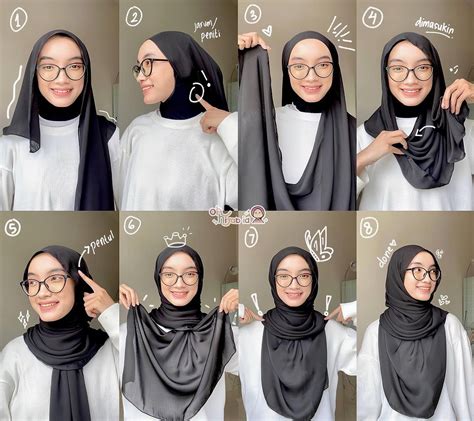 tutorial hijab pashmina