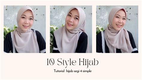 tutorial hijab segi 4 kondangan
