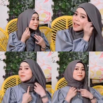 tutorial hijab segi empat lesti kejora