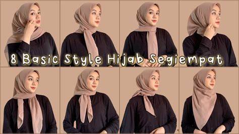 tutorial hijab segi empat oval