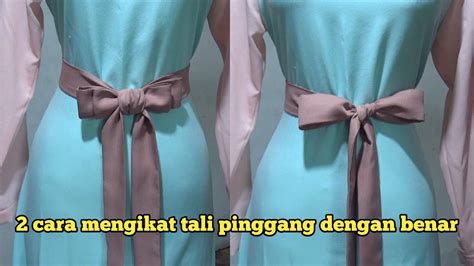 tutorial ikat pita baju