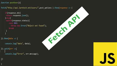 tutorial javascript fetch