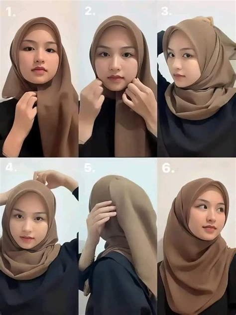 Tutorial Jilbab Segi Empat Jadi Outer