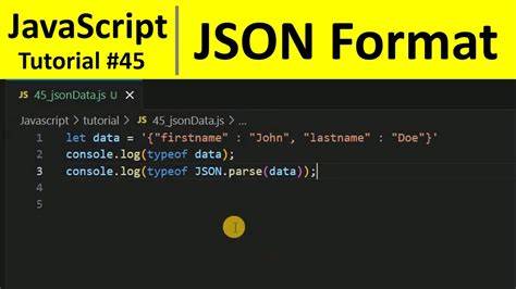 tutorial json javascript