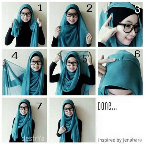 tutorial kerudung segi empat cadar