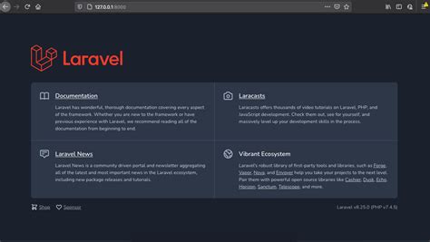 tutorial laravel 8
