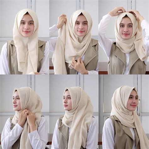 Tutorial Memakai Jilbab Pashmina Untuk Wajah Bulat Ragam Muslim