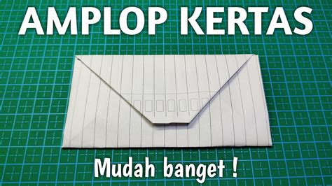 tutorial membuat amplop dari kertas