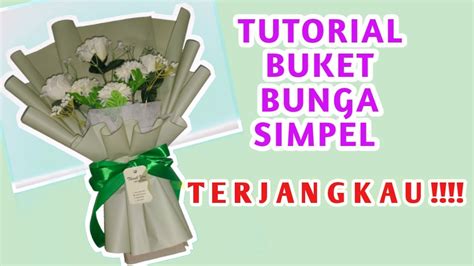 tutorial membuat buket bunga
