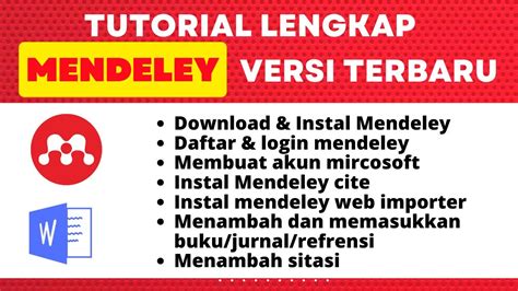 tutorial menggunakan mendeley
