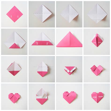 tutorial origami love