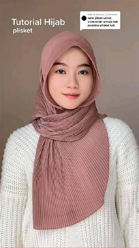 tutorial pashmina plisket