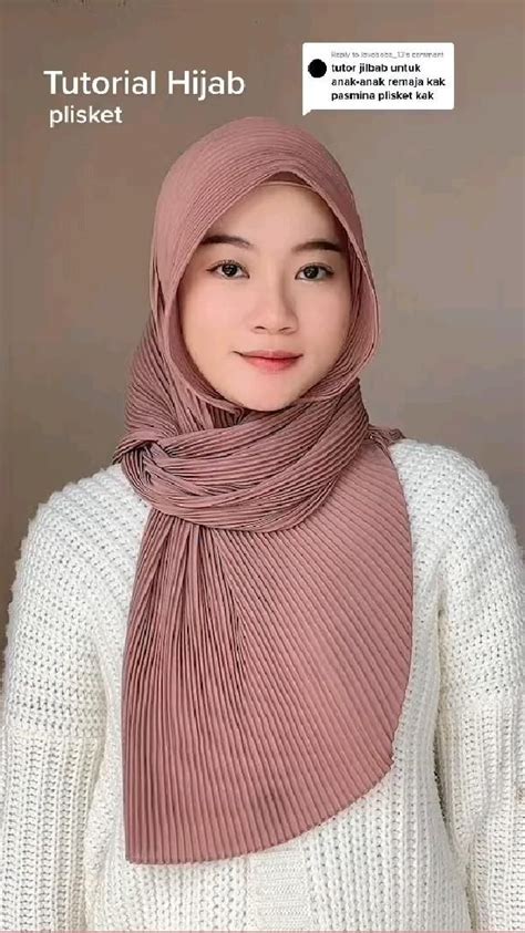 Tutorial Pashmina Plisket