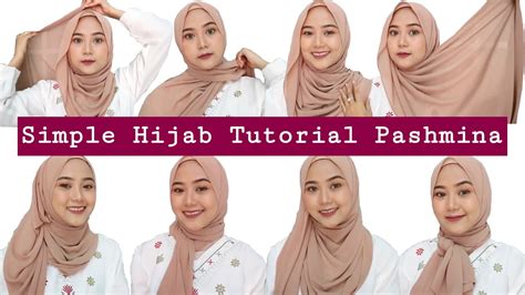 tutorial pashmina simple