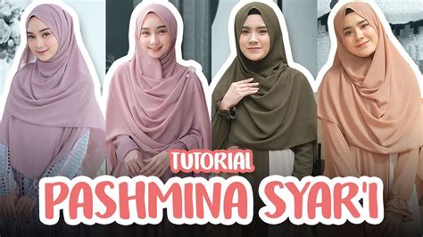 tutorial pashmina syari