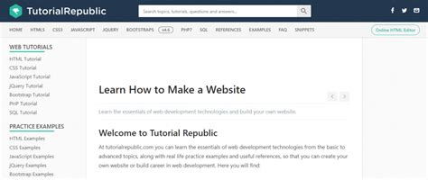 Tutorial Kesehatan di Tutorial Republic