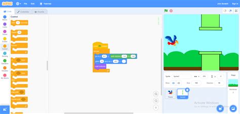 tutorial scratch sederhana