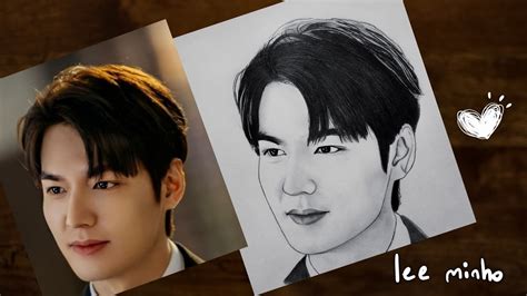 tutorial to draw actor lee min ho
