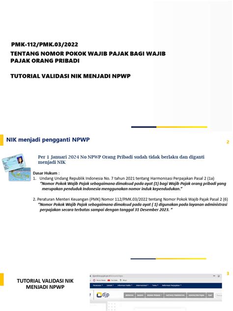 tutorial validasi nik npwp