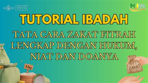 tutorial zakat fitrah