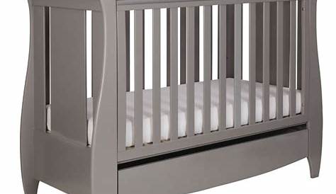 Tutti Bambini Lucas Cot Bed . Dropside Sleigh bedWhite + FREE
