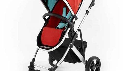 Tutti Bambini Riviera Pushchair Plus Silver Coral Red