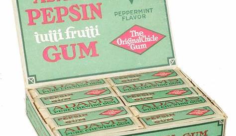 Advertising Tuttifrutti,spearmint Made In Mexico Canels