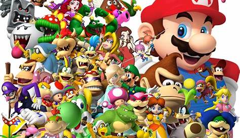 Tutti i personaggi di Super Mario - YouTube