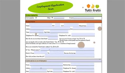 tutti frutti yogurt application