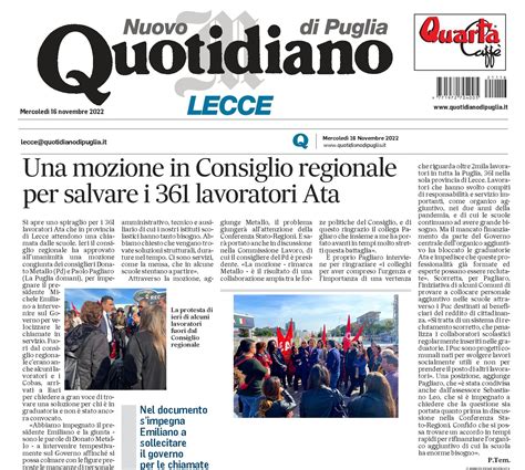 tuttomercato quotidiano di lecce